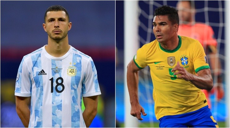 Guido Rodriguez and Casemiro Guido Rodriguez and Casemiro