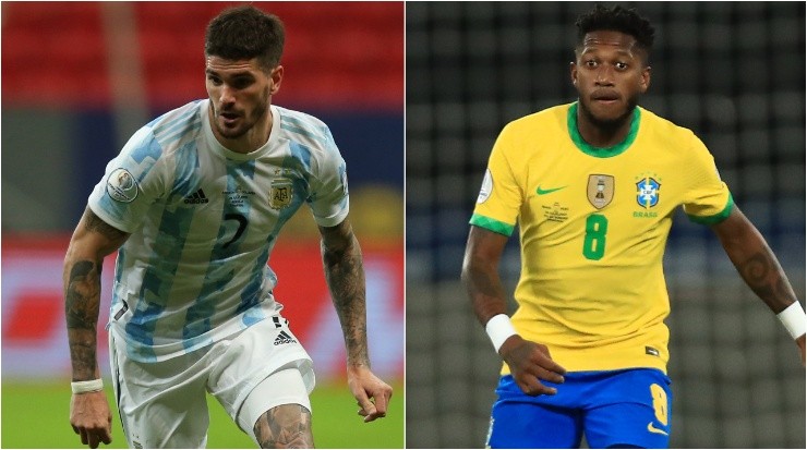 Rodrigo De Paul and Fred Rodrigo De Paul and Fred