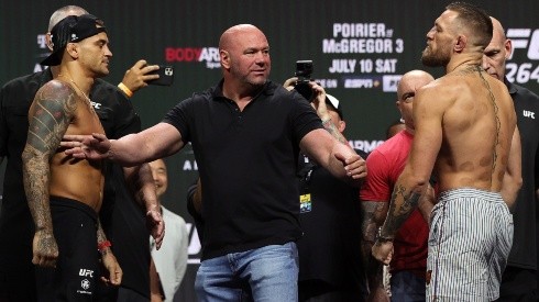 Este 10 de julio, Conor McGregor vs. Dustin Poirier EN VIVO por UFC 264 (Fuente: Getty).
