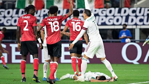 La lesión de Hirving Lozano contra Trinidad y Tobago.