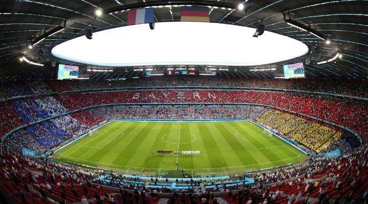 A general view of the Allianz Arena in Munich. (Getty)