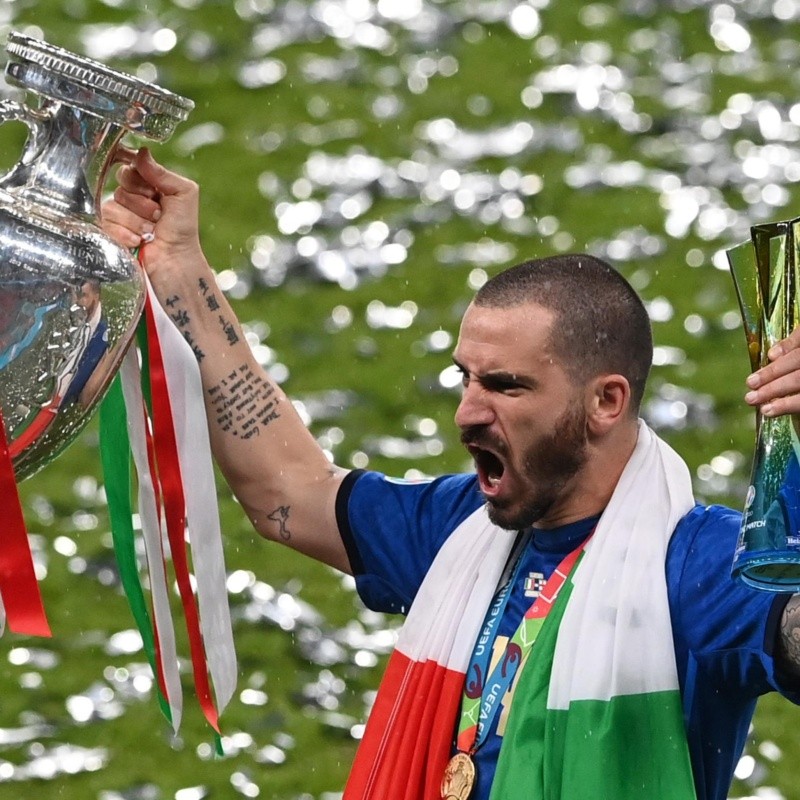 Bonucci se burló de la arenga de Inglaterra en la Eurocopa