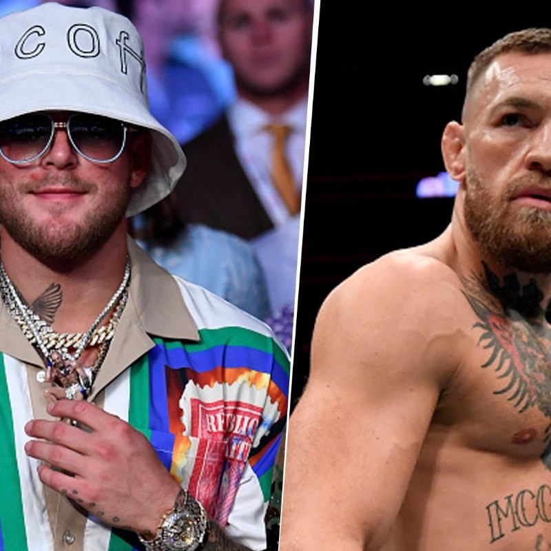 El collar que usó Jake Paul para burlarse de Conor McGregor