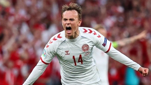 Mikkel Damsgaard impressed at Euro 2020 with Denmark. (Getty)