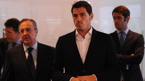 Florentino Pérez e Iker Casillas.