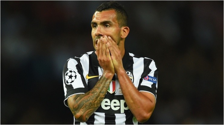 Tevez at Juventus. (Getty)