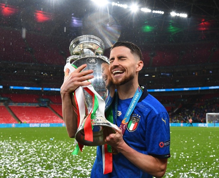 Jorginho campeón Eurocopa Italia