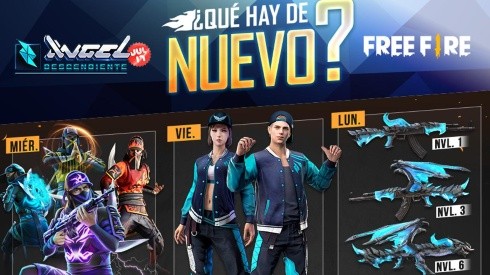 Vuelven los angelicales: nueva agenda semanal de Free Fire