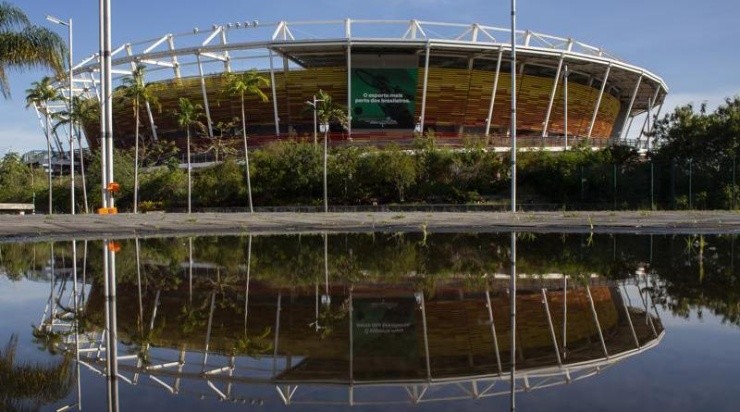 Estadio del Parque Olímpico, en Barra de Tijuca. (AP).