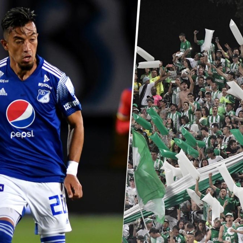 Hinchas de Atlético Nacional amenazan a Fernando Uribe por litigio con Cortuluá