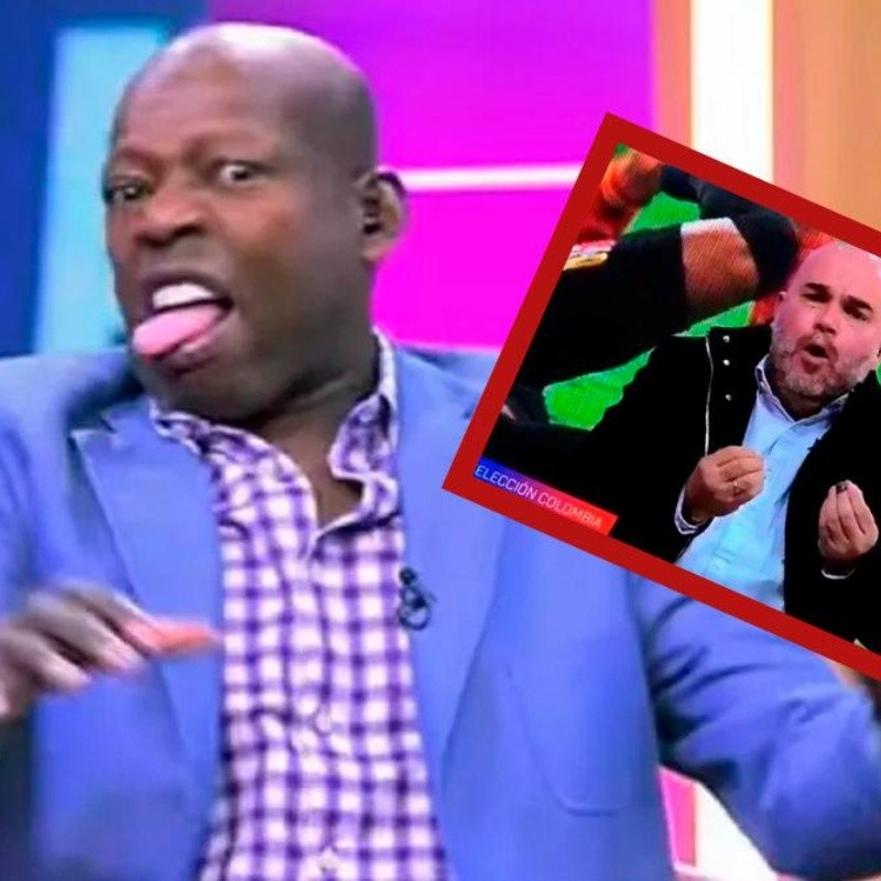 Video: así imitó el 'Tino' Asprilla las muecas de Marocco, en vivo por ESPN