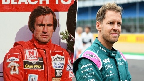 Carlos "Lole" Reutemann y Sebastian Vettel, Formula 1 (Foto: Getty Images)