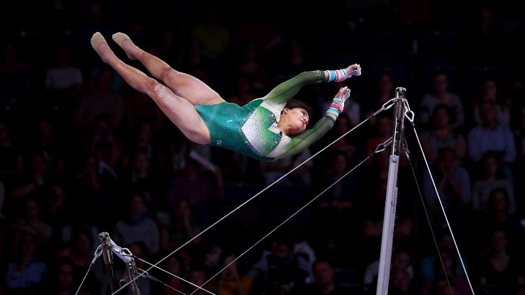 Alexa Moreno, en acción.