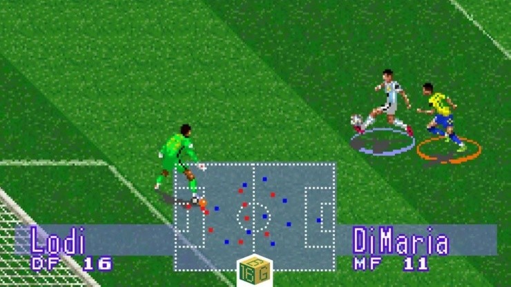 Recrean en 16 Bits el gol de Di María ante Brasil en la Copa América