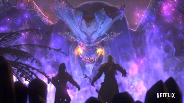 Netflix da el primer vistazo al animé de Monster Hunter