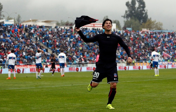 Jaime Valdés celebración golazo