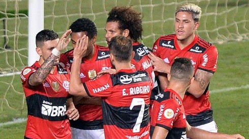 Flamengo goleia o Bahia por 5 x 0, pelo Campeonato Brasileiro com hat-trick de Gabigol. (Foto: Walmir Cirne/AGIF)