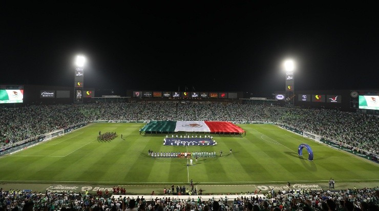 Estadio Corona durante la final del Guard1anes 2021. (Imago 7)