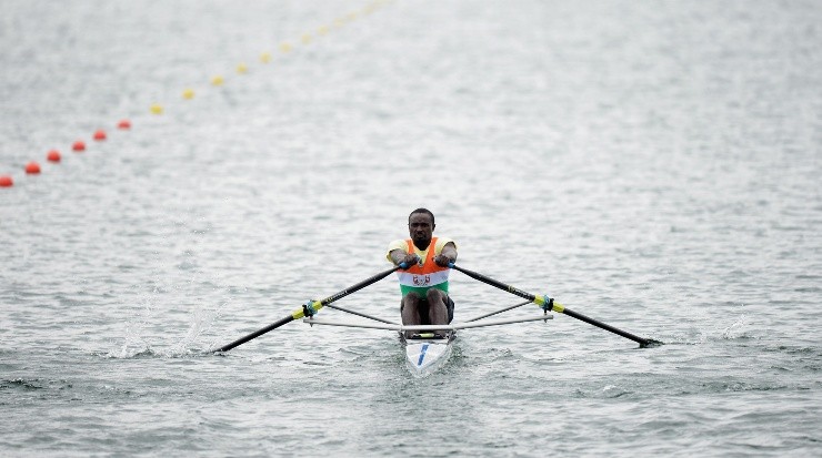 Hamadou Djibo Issaka, el remero principiante de Níger