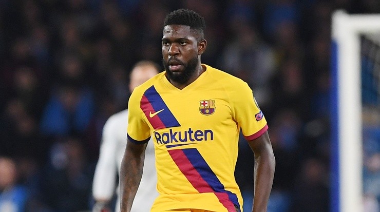 Mundo Deportivo reported that Barcelona would include Samuel Umtiti in the negotiation for van de Beek. (Getty)