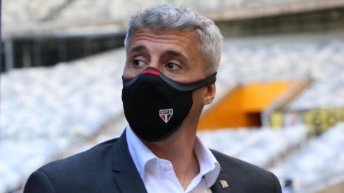 Hernán Crespo, treinador do São Paulo (Foto: Fernando Moreno/AGIF)