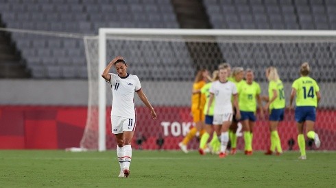 Christen Press protagonizó un increíble fallo en la caída de Estados Unidos.