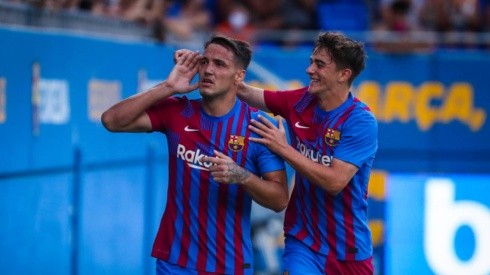 Rey Manaj marcó triplete con FC Barcelona