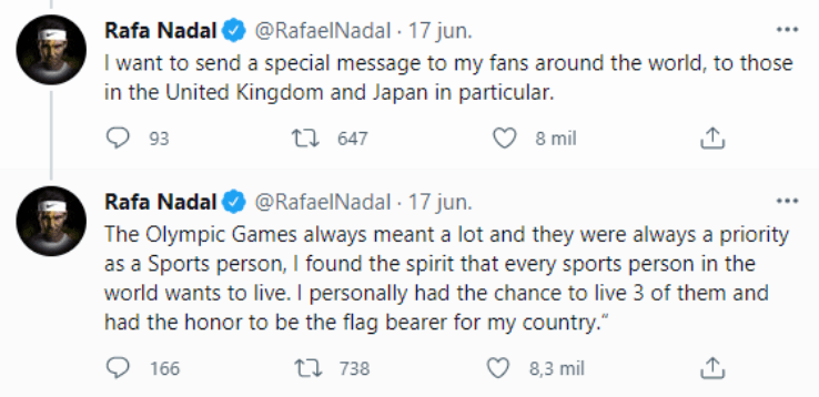 Tweets by @RafaelNadal
