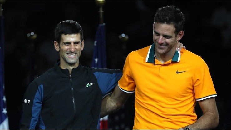 Novak Djokovic y Juan Martín del Potro, amigos y rivales en el tenis