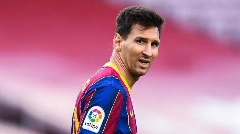 Lionel Messi durante un encuentro Barcelona.