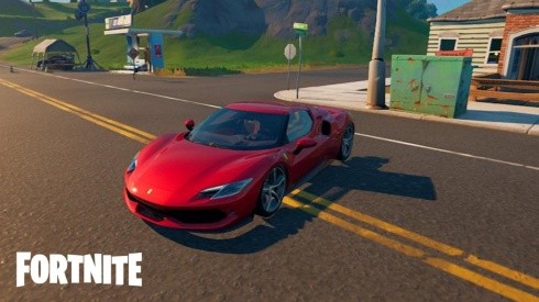 Primer vistazo al auto Ferrari que llega a Fortnite en la nueva colaboración