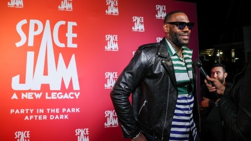 LeBron James na estreia de Space Jam (Foto: Getty Images)