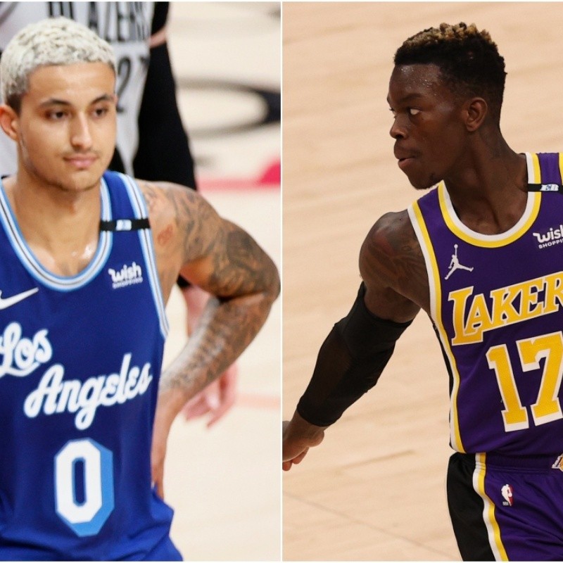 Report: Kyle Kuzma's beef with Dennis Scrhoder instensified in the playoffs