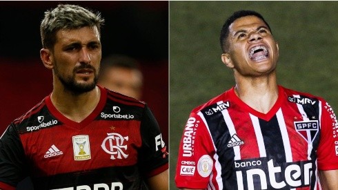 Flamengo e São Paulo se enfrentam neste domingo (Foto: Getty Images)
