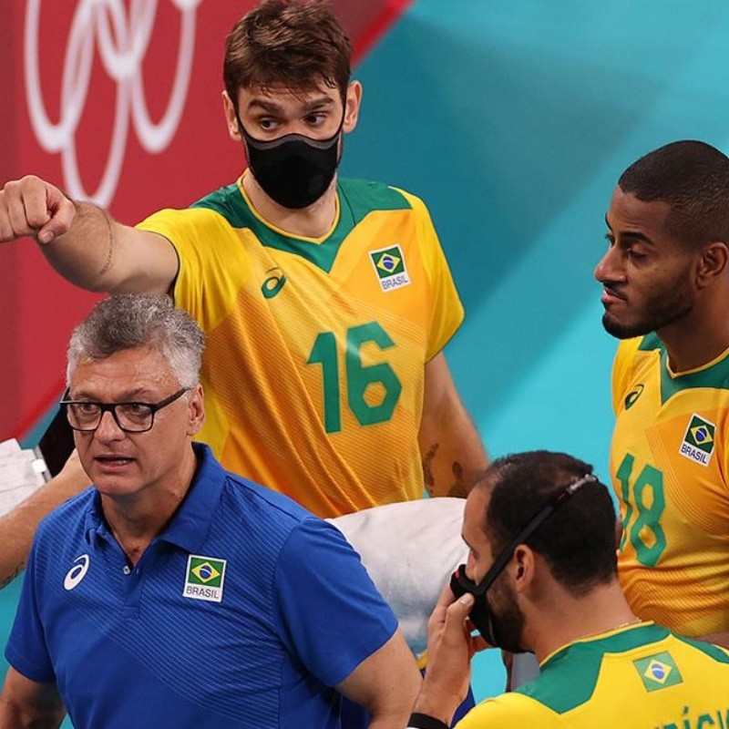 ¿Y no se ahogan? Brasil, con dos hombres con cubrebocas, barrió a Túnez en el voleibol