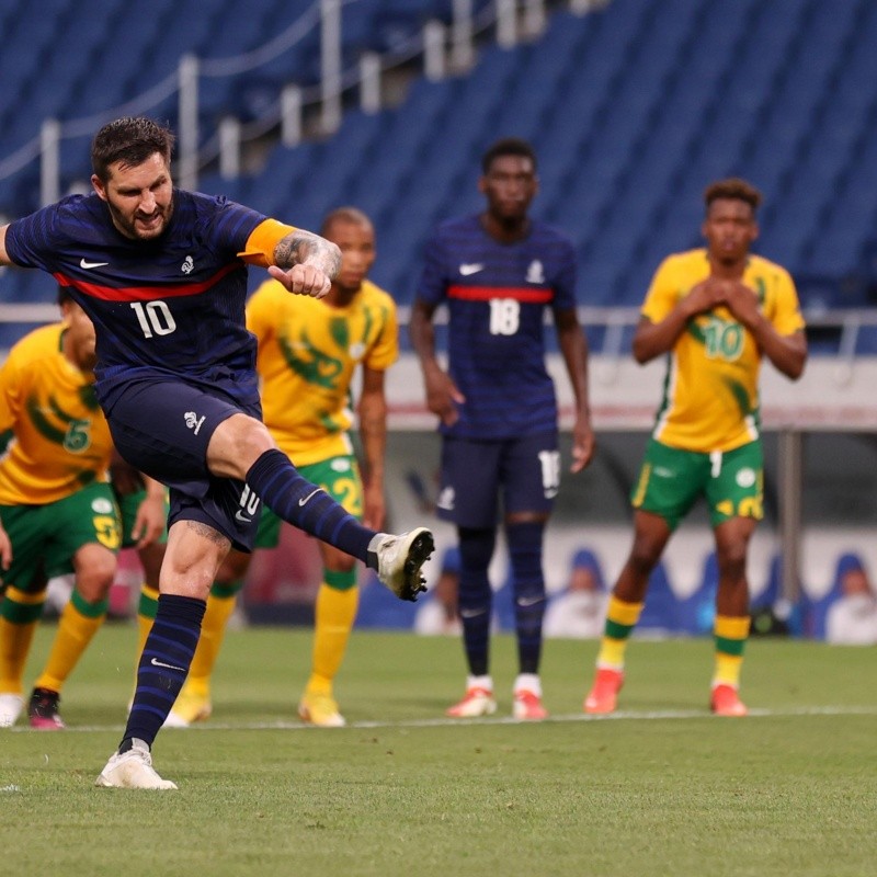 Tokio 2020: André-Pierre Gignac marcó un triplete para la victoria de Francia ante Sudáfrica