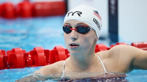 Katie Ledecky se presentó en los 400 metros libre de Tokio 2020.