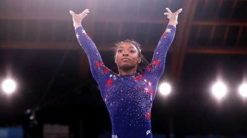 Simone Biles can make history by helping the USA to win another gold medal in the Women's artistic team final at Tokyo 2020. (Getty)
