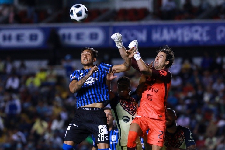 Maximiliano Perg en Querétaro vs. América