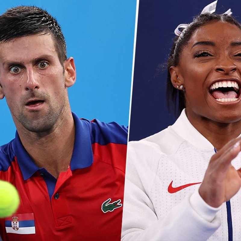 Novak Djokovic controvierte a Simone Biles: “Sin presión no habría deporte profesional”