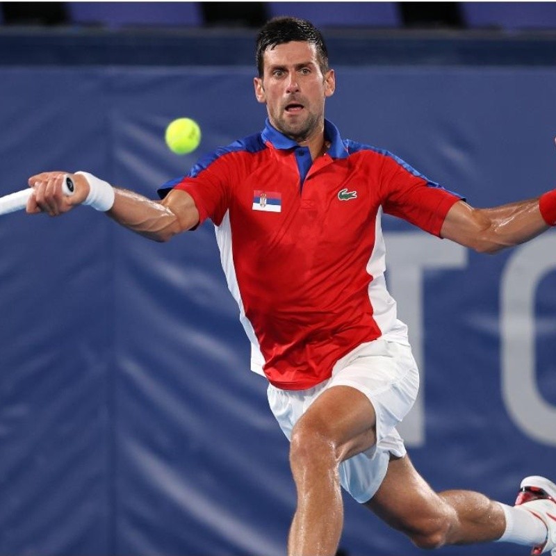 Novak Djokovic ya está en semifinales de Tokio 2020