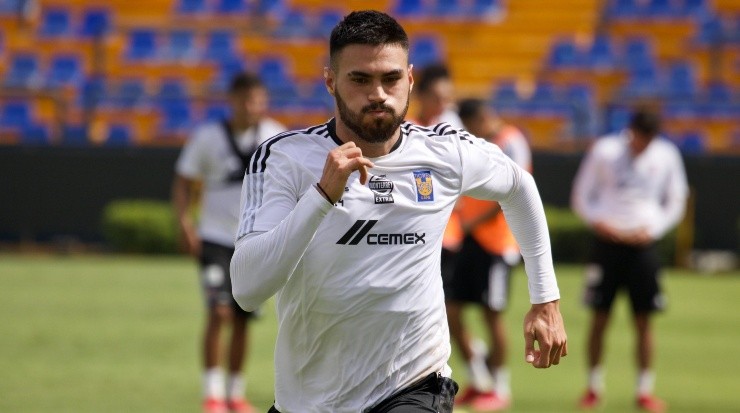 Las imágenes que tomó Guzmán en la práctica. (@TigresOficial)