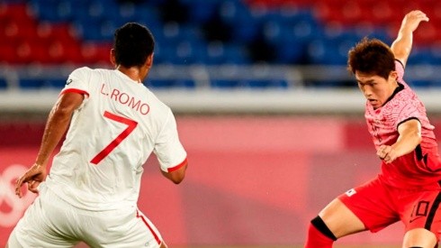 Luis Romo anotó el segundo gol de la Selección mexicana ante Corea en Tokio.