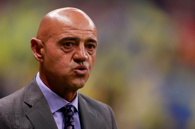 CIUDAD DE MEXICO, MEXICO - MARZO 9: Jose Luis Sanchez Sola, Director Tecnico del Puebla durante el juego de la jornada 10 del Torneo Clausura 2019 de la Liga Bancomer MX en el Estadio Azteca el 9 de Marzo de 2019 en la Ciudad de Mexico, Mexico. (Foto: Mauricio Salas/JAM MEDIA)