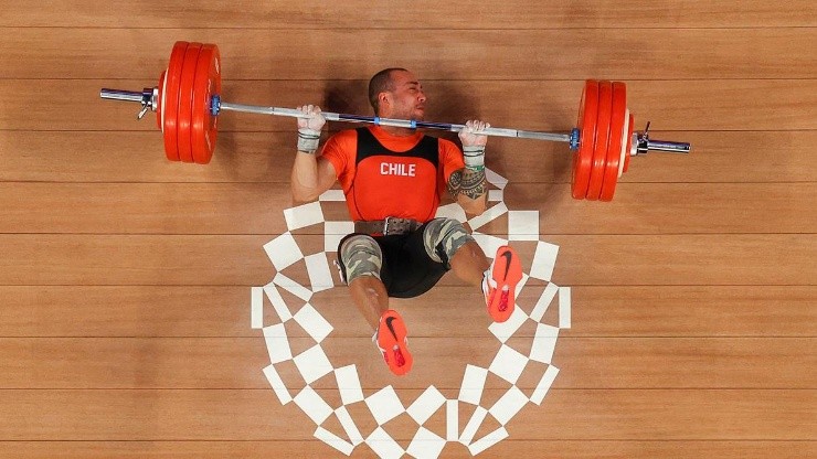 Arley Méndez en competencia en Tokio 2020.