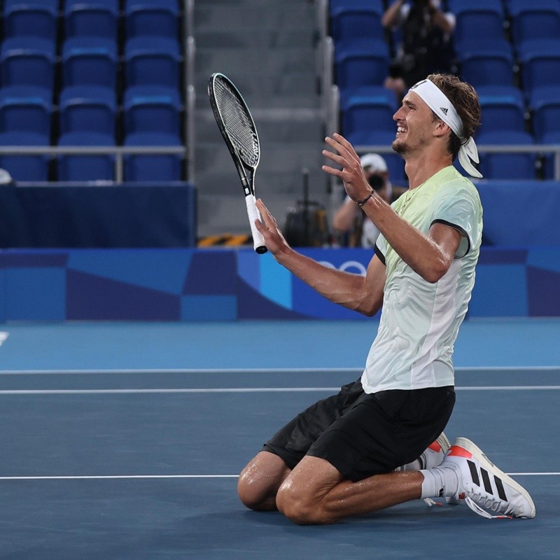 Alexander Zverev se quedó con la medalla dorada en Tokio 2020