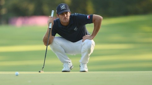 Mito Pereira en el último día del golf olímpico.