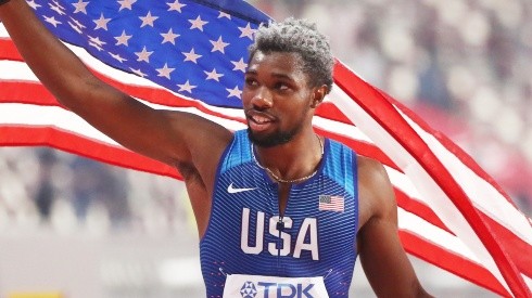 Noah Lyles is one of the favorites to win the 200m Olympic gold (Getty).