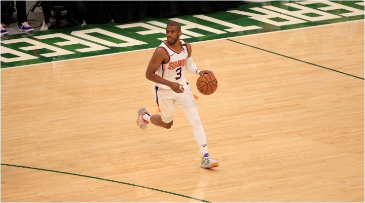 Chris Paul in the NBA Finals. (Getty)