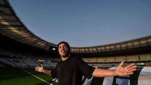 Ronaldinho Gaúcho que ficou feliz com título da Argentina, por Messi. (Foto: Getty Images)